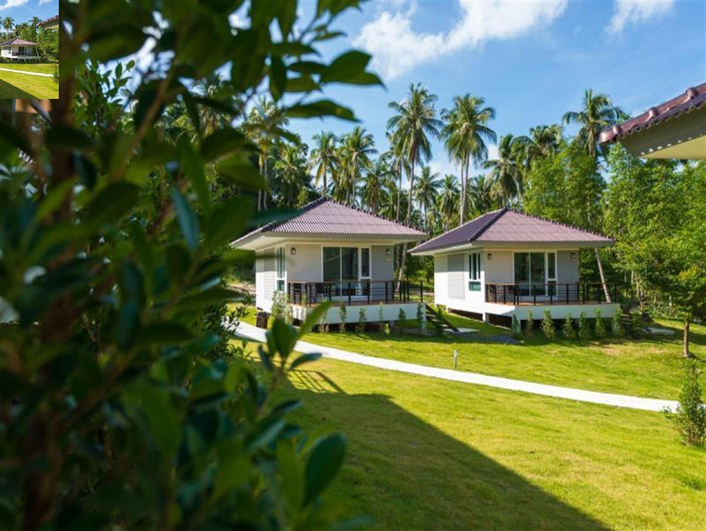 Detached houses and gardens at Phangan Akuna